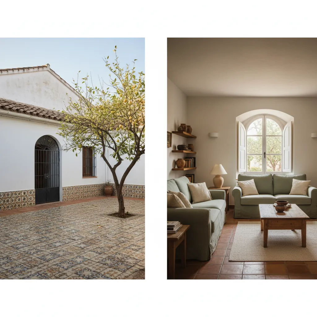 Calle típica de Benimaclet Valencia con casas bajas